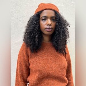 EUC SAMSØE SAMSØE | Nor O-Neck Short | Potter's Clay